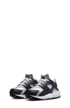 Nike Kids' Air Huarache Sneaker In Black/ Grey/ Grey/ White