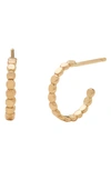 Made By Mary Poppy Hoop Earrings In Gold