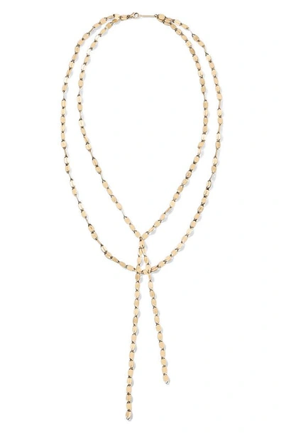Lana Blake Xl Mega Gloss Lariat Necklace In Yg