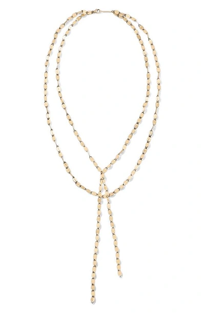 Lana Blake Xl Mega Gloss Lariat Necklace In Yellow