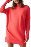 Free People Casey Rib Tunic Sweater In Orange