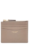Marc Jacobs The Zip Card Case In Beige