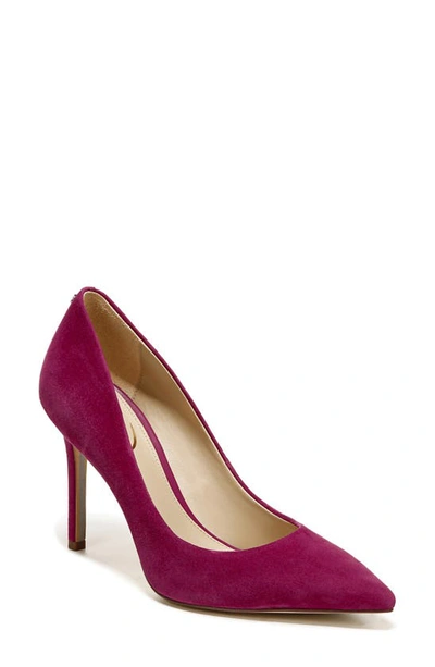 Sam Edelman Hazel Pointed-toe Heels In Red