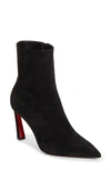 Christian Louboutin Condora Pointed Toe Bootie In Black