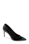 Christian Louboutin Sporty Kate Pointed Toe Pump In Black/ Lin Black