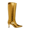 BY FAR STEVIE 42 GOLD LAC BOOTS