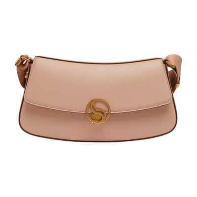 Stella Mccartney Chain Alter Small Shoulder Bag In Blush