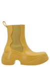 Xocoi Medium Rubber Ankle Boots In Yellow