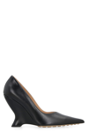 BOTTEGA VENETA PUNTA LEATHER PUMPS