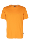 Hugo Boss Thompson Cotton T-shirt In Open Orange