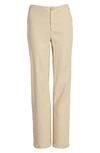 Nydj Marilyn Linen Blend Trousers In Straw
