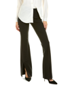 Derek Lam 10 Crosby Maeve Flared Split Hem Trousers In Black