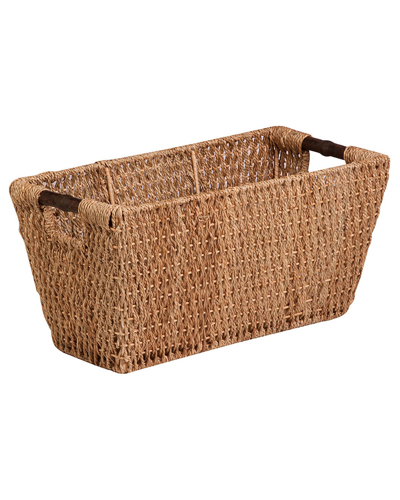 Honey-can-do Large Seagrass Basket In Multicolor
