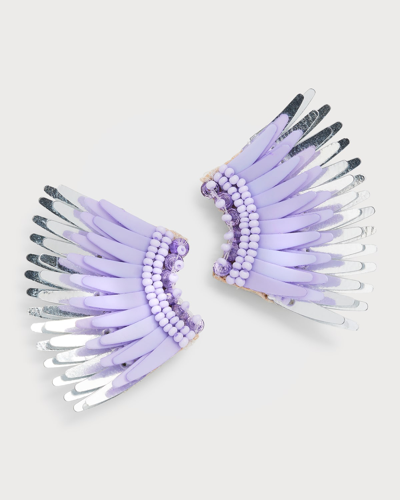 Mignonne Gavigan Mini Madeline Earrings, Lilac