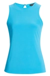 Halogen Racerback Tank In Blue Diva