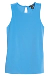 Halogen Racerback Tank In Blue Palace