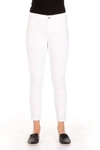 ARTICLES OF SOCIETY Carly Mid-Rise Jeans in Pearl White