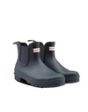 Hunter Original Waterproof Chelsea Rain Boot In Grey