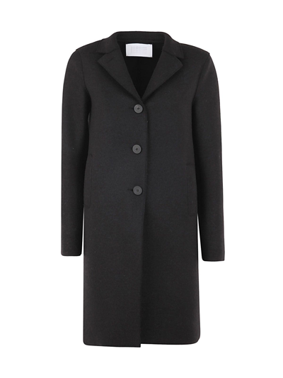 Harris Wharf London Cappotto Blu Scuro Classico