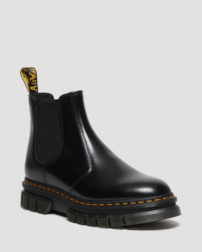 Dr. Martens Rikard Polished Smooth Leather Chelsea Boots In Black
