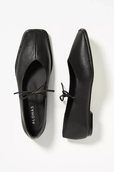 Alohas Sway Flats In Black