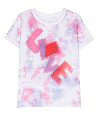 Stella Mccartney Kids' Printed Cotton T-shirt In Multicolour