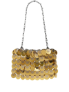 Rabanne Sequin-embellished Shoulder Bag In Gold