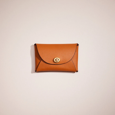 Coach Remade Medium Pouch In Saddle