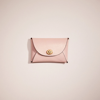 Coach Remade Medium Pouch In Metallic Pink