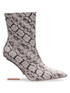 Lady Couture Princess Inverted Heel Bootie In Natural
