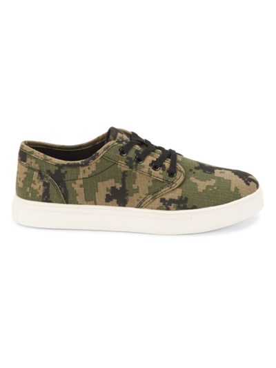 Deer Stags Kids' Boys William Jr Camouflage Sneakers In Olive