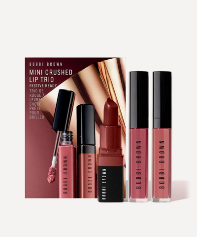 Bobbi Brown Mini Crushed Lip Trio In Festive Ready