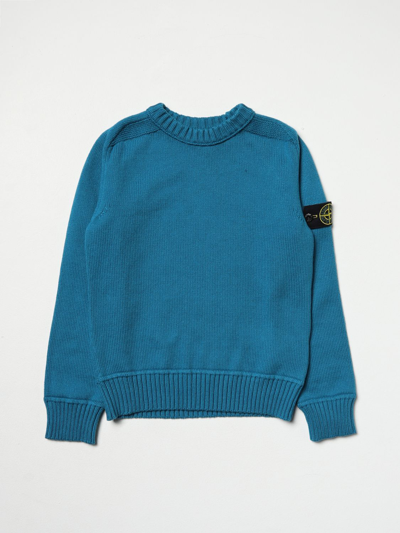 Stone Island Sweater  Junior Kids Color Blue 1 In Blue 1