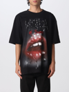 Vision Of Super Rock Mouth Print In Black