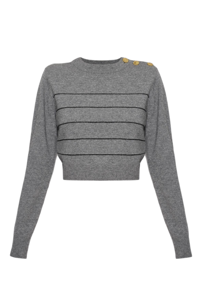 George Keburia Wool-cashmere Striped Sweater