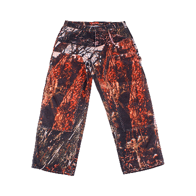 Pre-owned Supreme Double Knee Denim Painter Pant 'woods' In Multi-color