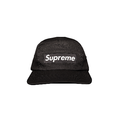 Pre-owned Supreme Inset Logo Camp Cap 'black'