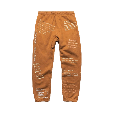 Pre-owned Pleasures Remote Sweatpant 'brown'