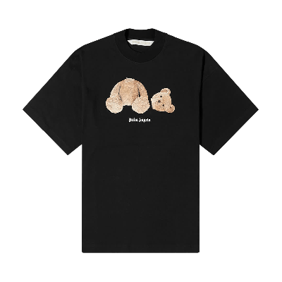 Pre-owned Palm Angels Bear Printed Loose T-shirt 'black/brown'