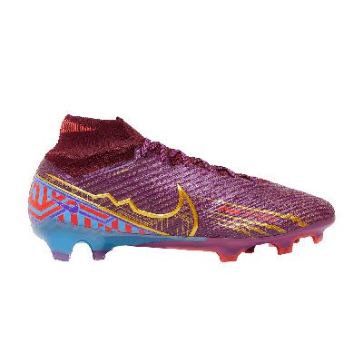 Pre-owned Nike Kylian Mbappé X Zoom Mercurial Superfly 9 Elite Fg 'dark Beetroot' In Purple