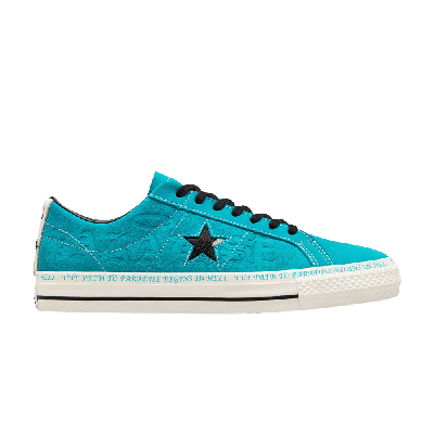 Pre-owned Converse Sean Pablo X One Star Pro Low 'paradise - Rapid Teal' In Blue