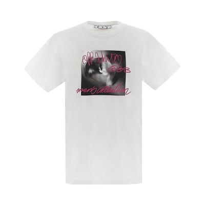 Pre-owned Off-white Logo Print T-shirt 'white'
