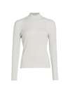 Saks Fifth Avenue Women's Collection Ribbed Sweater In Egret