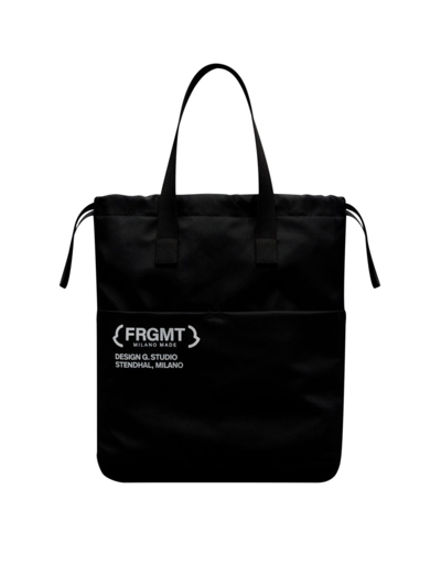 Moncler Genius Men's 7 Moncler Frgmt Logo Tote Bag In Black