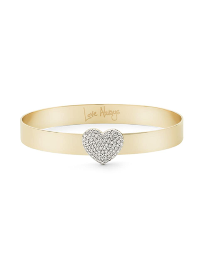 Phillips House Women's Affair 14k Gold & Diamond Heart Love Always Bracelet In Yellow Gold