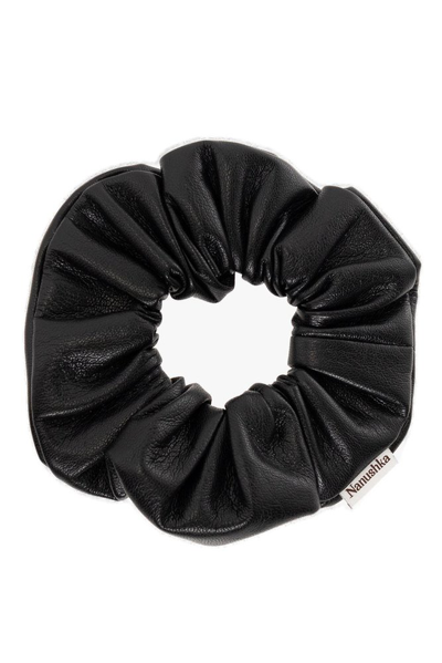 Nanushka Lou Scrunchie In Black