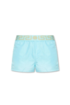 VERSACE VERSACE GRECA LOGO STRETCHED SWIM SHORTS