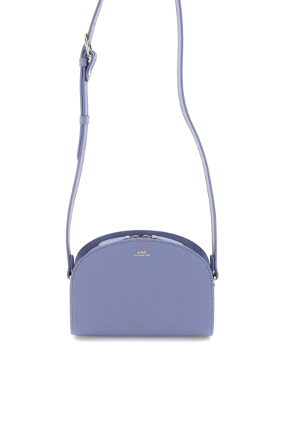 A.p.c. Demi Lune Clutch Bag In Purple