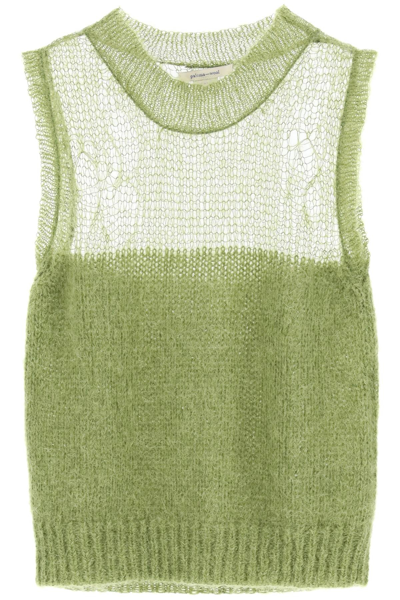 Paloma Wool 'tranquilito' Knit Vest In Verde Khaki Oscuro (green)