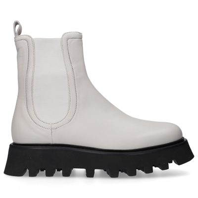 Pomme D'or Schuhe  Chelsea Boots 0565a Kalbsleder In White